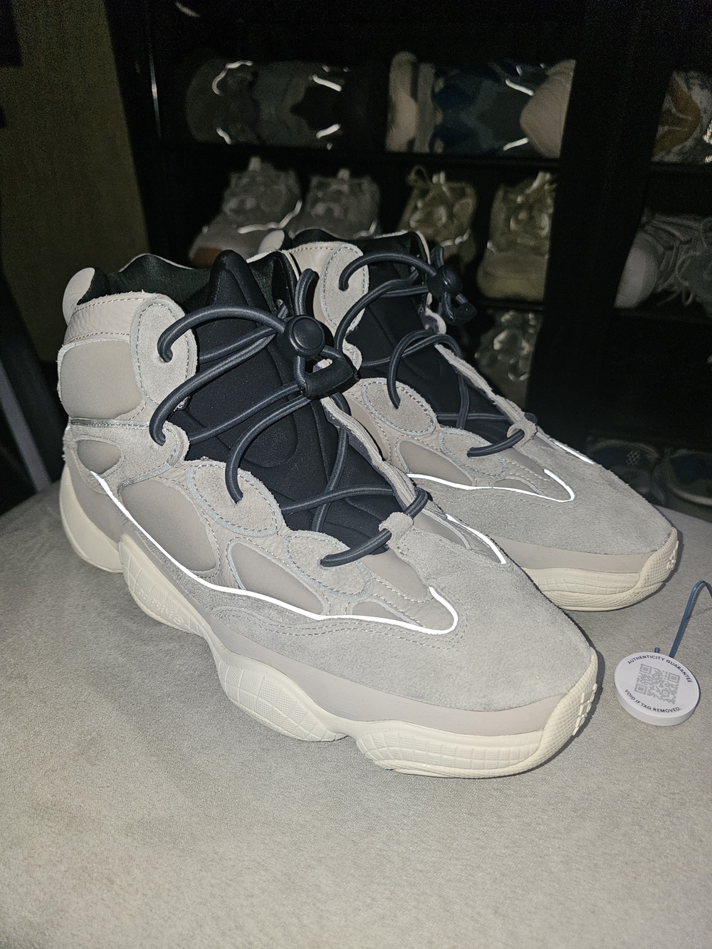 adidas Yeezy 500 High Mist Stone - Size 12